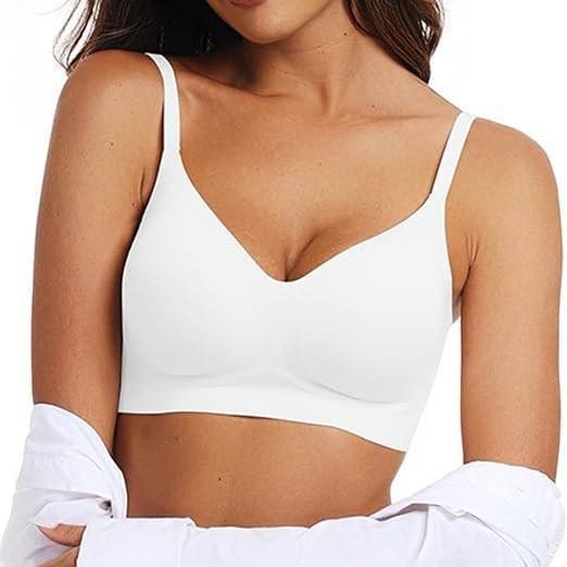 Cross-border women's seamless jelly bra without underwire, comfortable gathering bra, buttery soft underwire bra