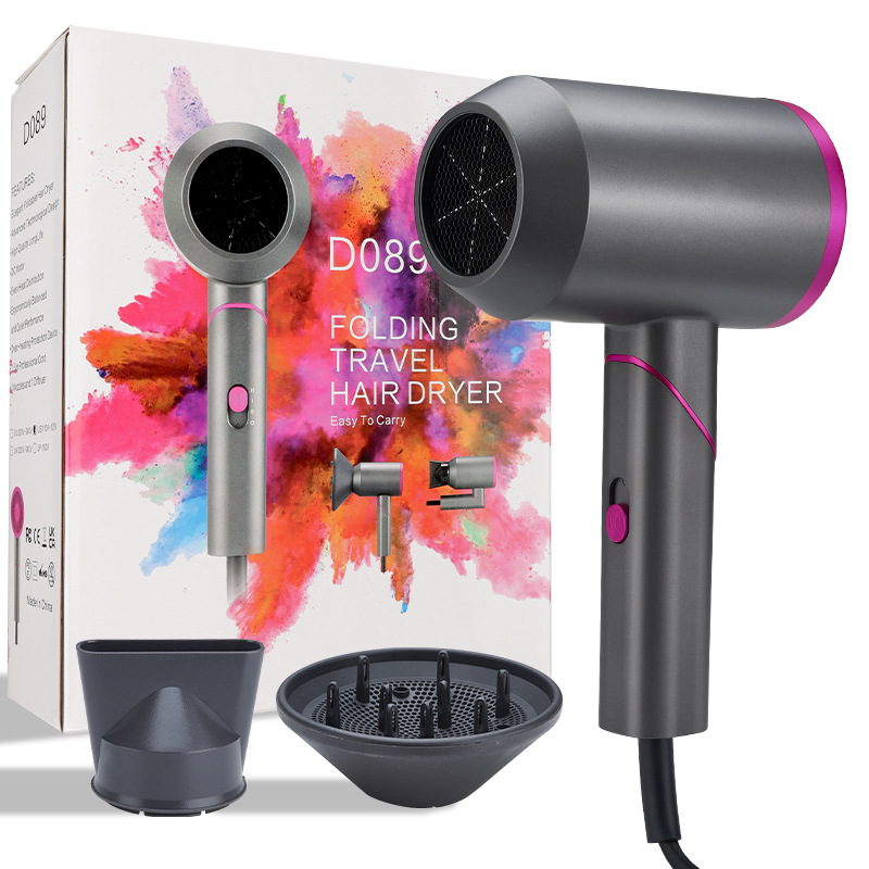 High-power household hair dryer with strong wind force, negative ions, non-harmful power generation, hammer hair dryer, hotel hair salon appliance