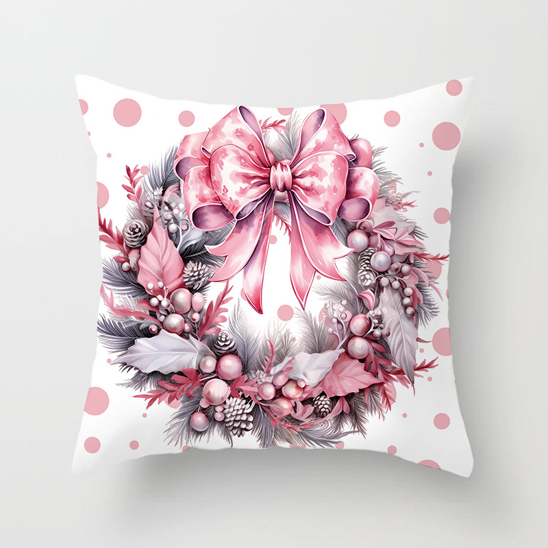 New cross-border Christmas pillowcase for living room sofa and bedroom backrest, Amazon Home decoration sofa pillowcase