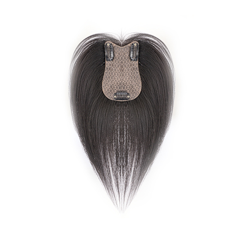 One-piece breathable hair extension, imitation needle-stitched real hair, seamless on the forehead, fluffy and breathable, high crown hair extension for women.