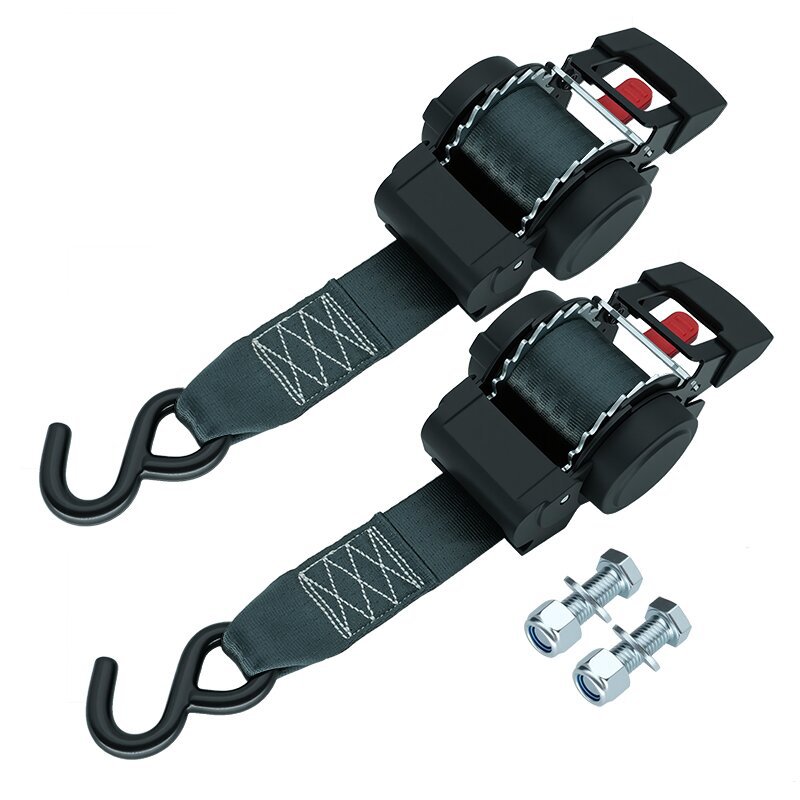 Amazon's best-selling automatic retractable ratchet strapping for motorcycles, trucks, goods, and extendable tensioners