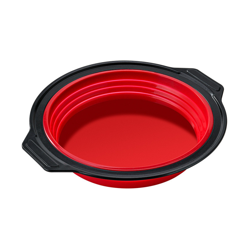 Folding silicone cake mold, household easy-to-demold toast mold, oven baking tool, high-temperature resistant food-grade batch