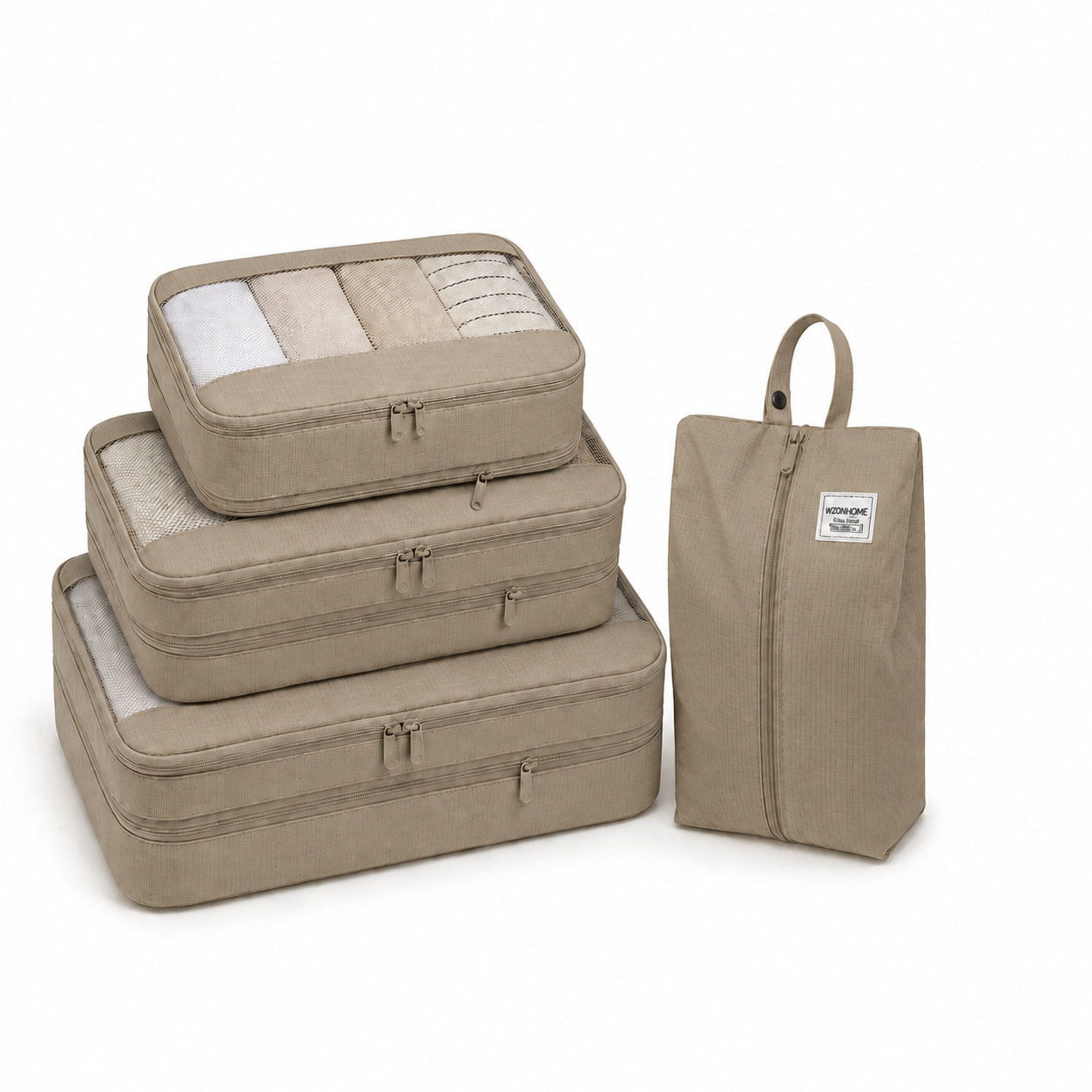 Wholesale of travel storage bags, compressible luggage sorting and organizing storage bags, portable clothes, underwear and shoes storage bags