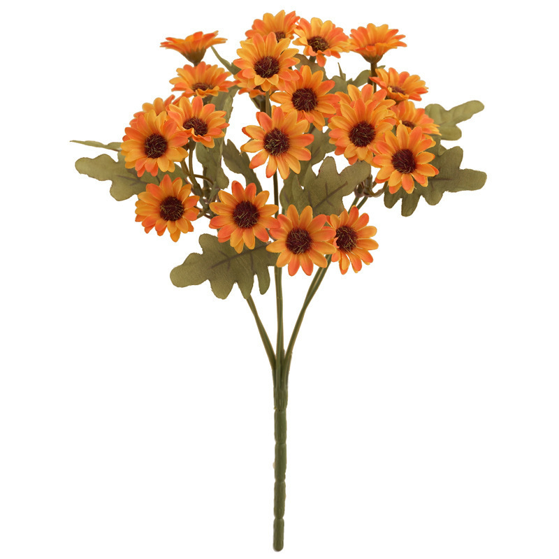 Simulated flower bouquets, chrysanthemums, small daisies, silk flowers, artificial flowers, rural home decoration flowers, jumping orchids, chrysanthemums, chamomile, small bunches