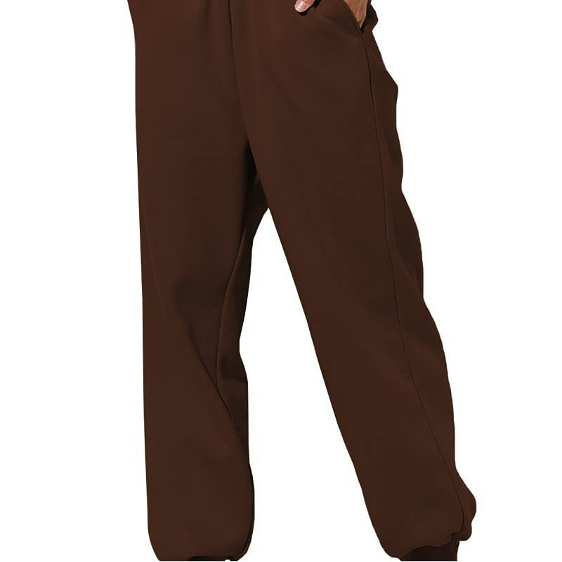 Amazon 2023 Women's High-Waisted Loose Fit Sweatpants Comfortable High-Waisted Jogging Pants Casual Sweatshirt Pants with Pockets 6