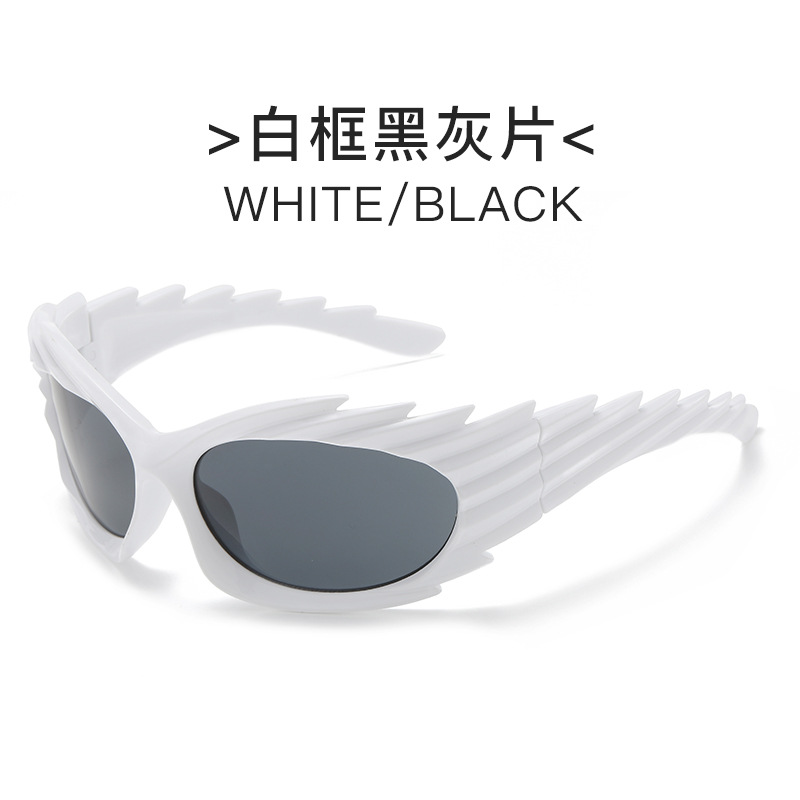 Hedgehog Y2K Cat Eye Sunglasses, European and American Sports Sunglasses, Amazon Instagram Trendy Sunglasses, Unisex Funny Sunglasses
