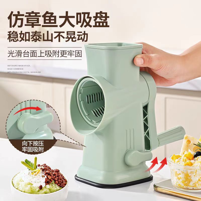 Manual ice shaver, unplugged ice shaver, small soft ice sand maker, ice box, household hand-cranked ice crusher