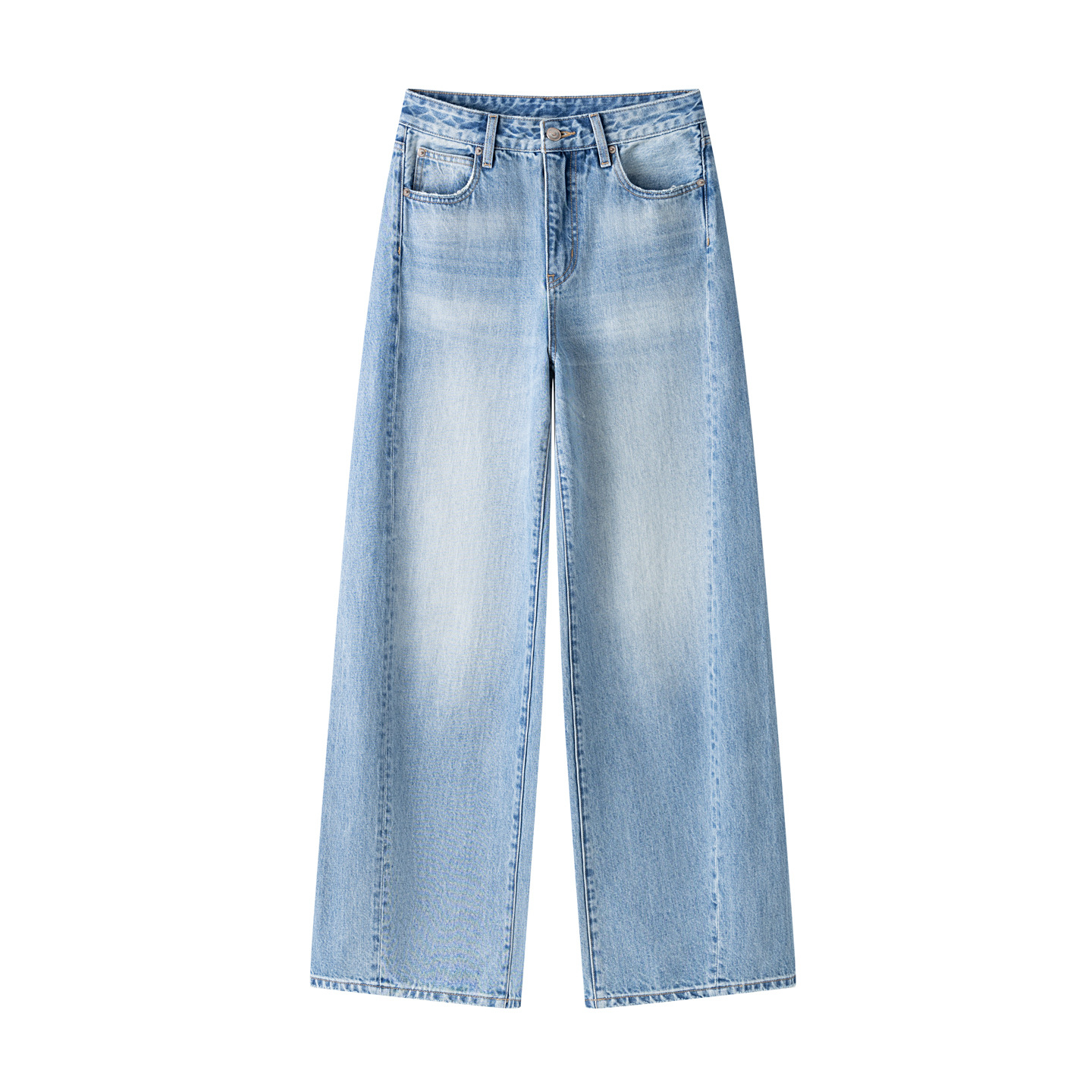 MBB's two-color Spring/Summer 2026 new wide-leg jeans are loose and slimming American retro casual straight-leg jeans