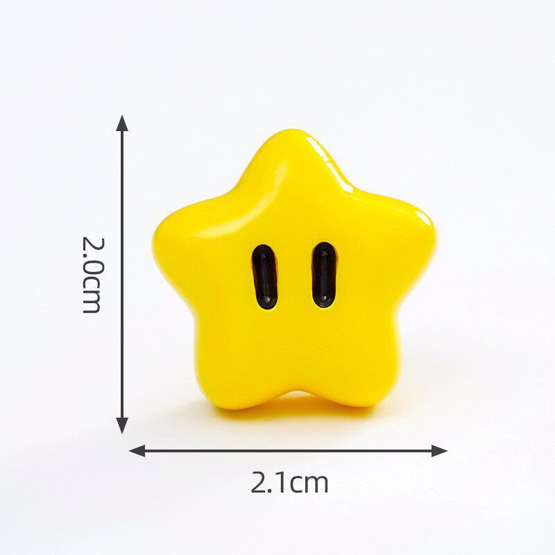 Super Mario Cute Mario Car Center Console Doll Display Screen Plush Toy Ornament High-End Car Interior Accessories