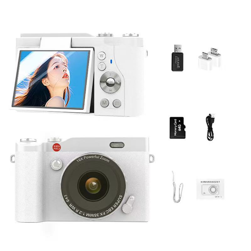 New CCD digital high-definition photography toy, carry around, retro campus camera, cross-border gift 4k