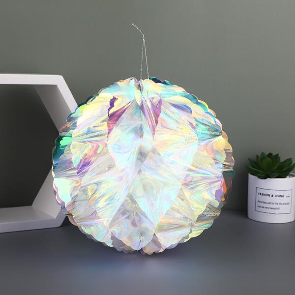 Colorful honeycomb ball ornament, May Day jewelry store window decoration, Children's Day decoration, party prop.