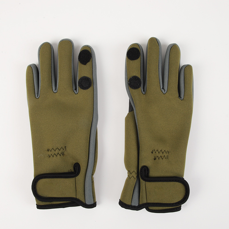 Bonded motorcycle warm gloves, men's waterproof warm gloves, hookfish gloves, bonded gloves