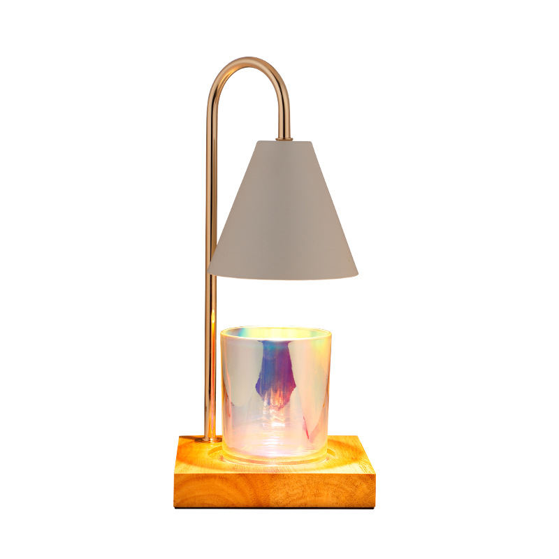 Factory wholesale glass wax melting aroma diffuser, simple and beautiful home ambiance light, dual-purpose aroma diffuser lamp, wax melting lamp.