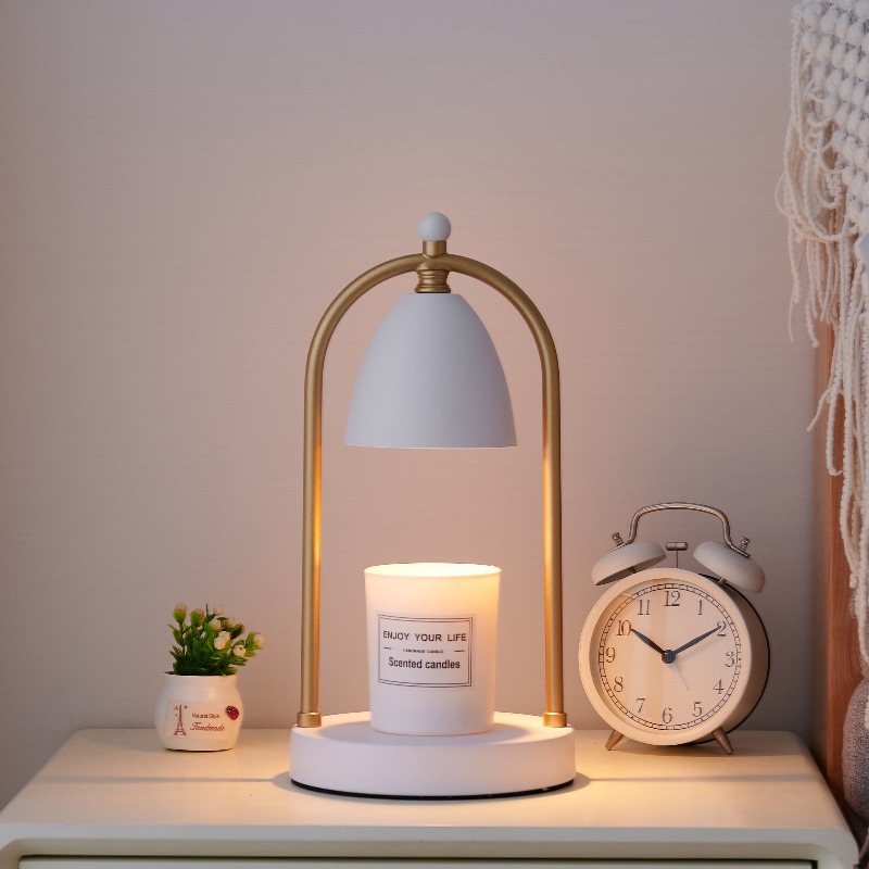 Cross-border aromatherapy lamp, candle melting lamp, retro romantic temperature-adjustable night light, Hong Kong, Macao and Taiwan timed dimming lamp