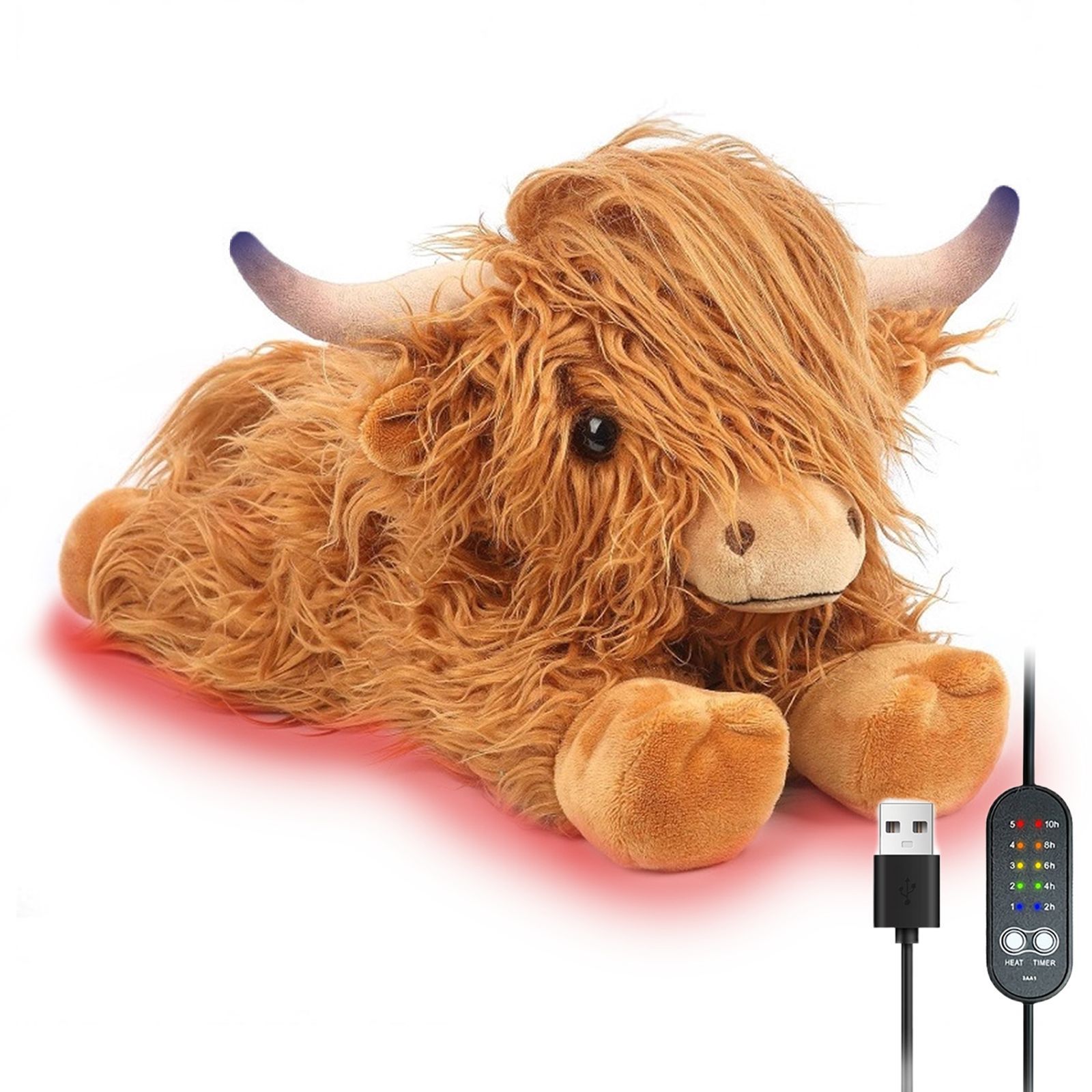 Amazon cross-border USB Heating Doll, pillow, hot compress, long-legged cat heating doll