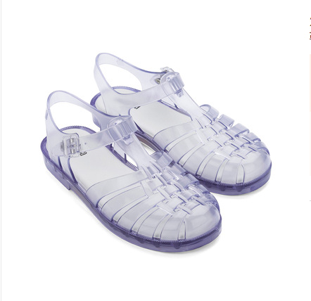 New Melissa women's sandals, trendy Korean style, retro woven simple Roman sandals, 2022 summer style.