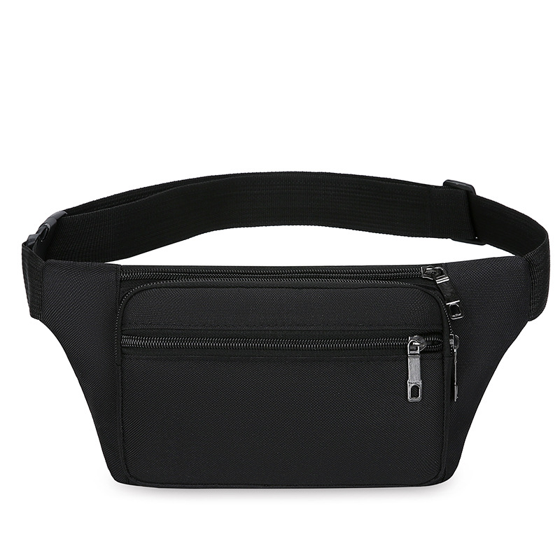 New men's waist bag, durable, suitable for construction sites, casual sports, mobile phone bag, large capacity.