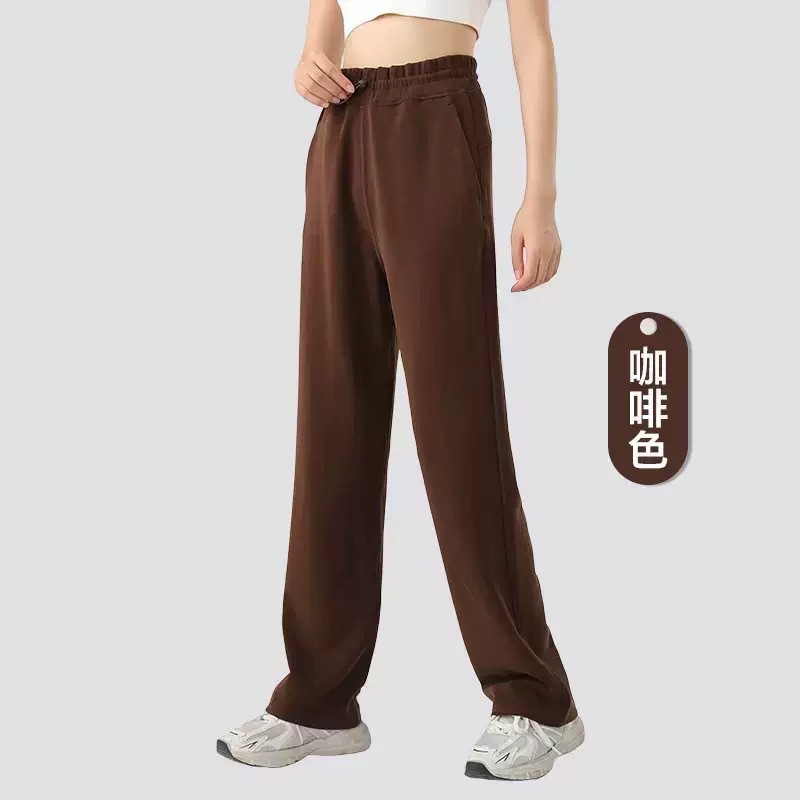 Factory direct supply of professional yoga wide-leg pants, quick-drying sports running wide-leg pants, Pilates training fitness pants for women.
