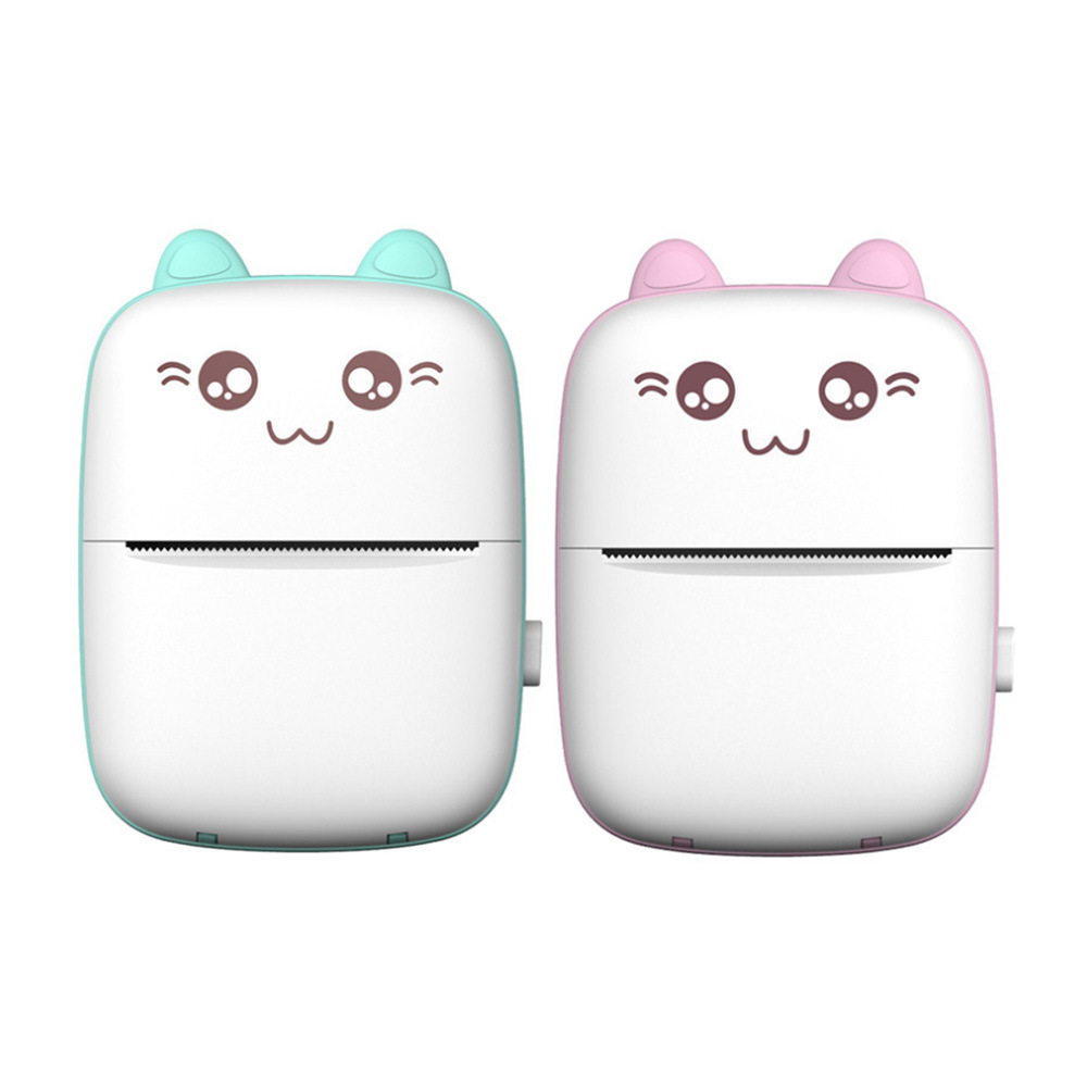 Pocket Mini Adhesive Label Printer - Small Portable Wireless Thermal Photo Printer (Exclusive for Export)
