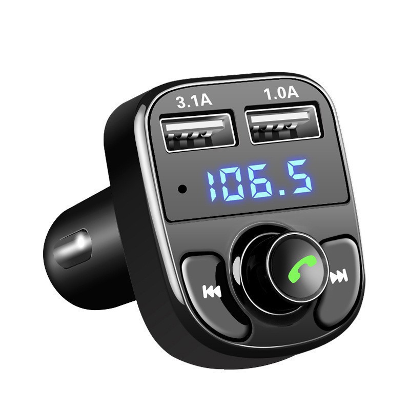 X8 Car Bluetooth receiver charger, lossless audio quality fm transmitter, car mp3 Bluetooth player