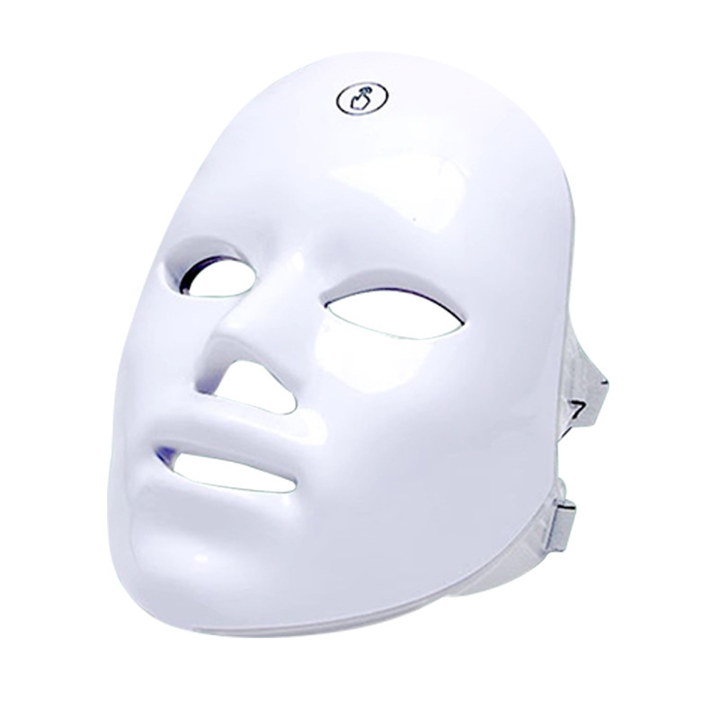 New LED light beauty mask with silicone fit, infrared light multi-wavelength cross-border facial color light skin care instrument