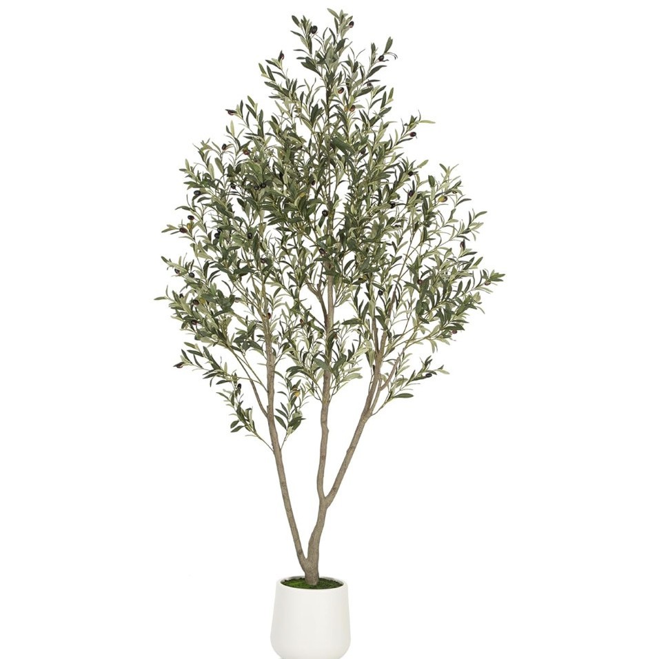 Simulated olive tree shopping mall, home indoor and outdoor decoration and landscaping, Amazon cross-border bestseller artificial plant decoration