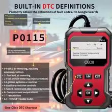 OBD2 Automotive Engine Diagnostic Tool: Checks Automotive Engine Fault Light and Clears Error Codes (For Cross-Border Use)
