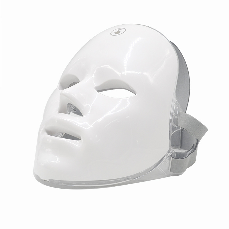 Red light facial mask device, phototherapy beauty salon LED mask, home use seven-color photon LED beauty mask.