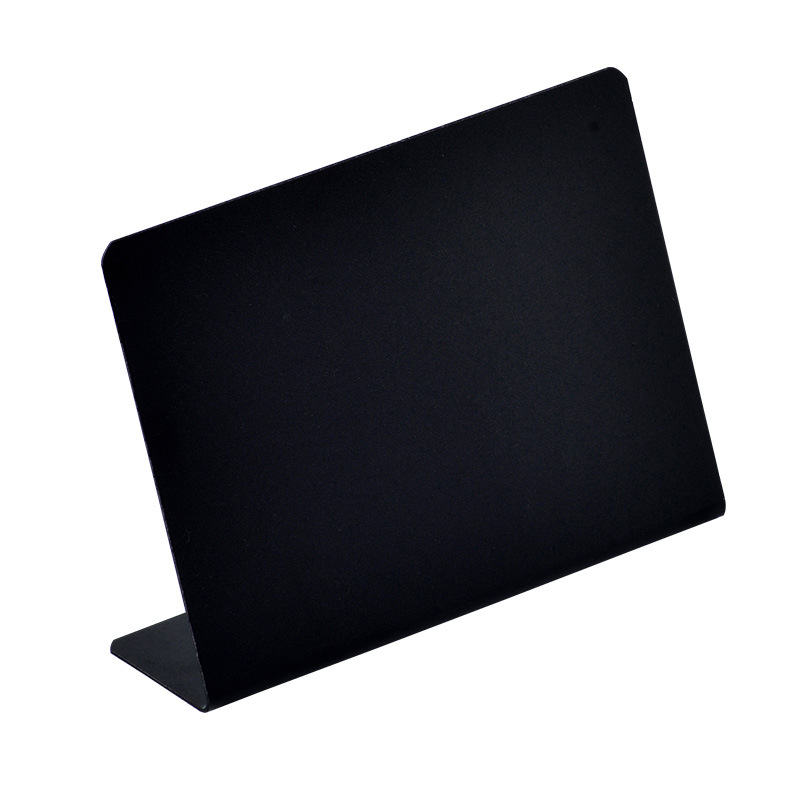 [Cross-border Exclusive] Frosted Small Blackboard, L-shaped/V-shaped Desktop Display Message Board, Erasable and Writable Price Tag, Tamper-proof