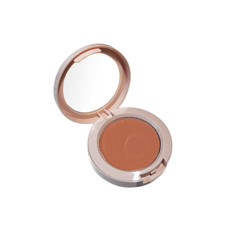 HERORANGE Low-Saturation Single Blush Palette: Natural Color Payoff, Long-Lasting, and Contouring Palette