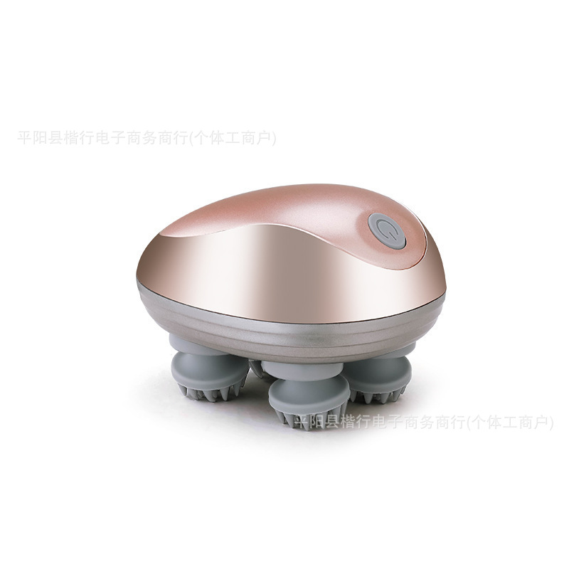 Mini Smart Head Massager, Electric Waterproof Massager, Red Light Therapy Kneading Home Use Scalp Relaxation Device