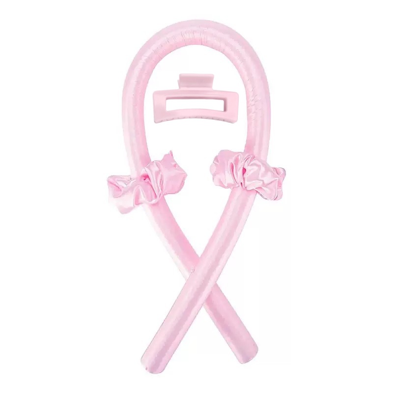 No-curling iron, cross-border bestseller, hair-friendly, heat-free curling tool set, big wave curling hair accessory set.