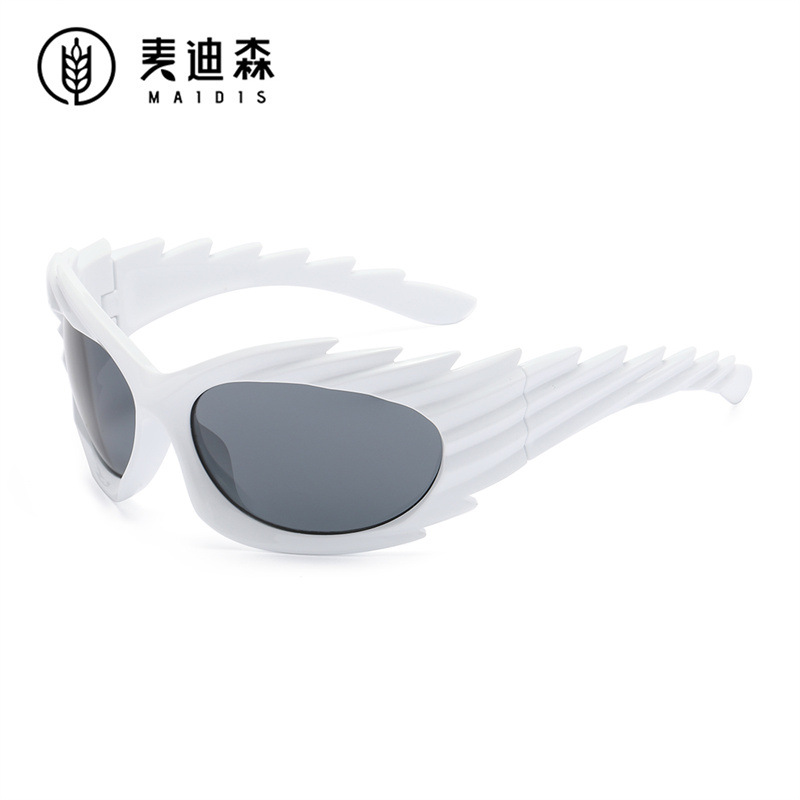 Jamie 0306 Trendy Y2K Sunglasses for Cycling, Outdoor Sports, Fashionable Sunglasses, European and American Style, Cool and Stylish for Men and Women