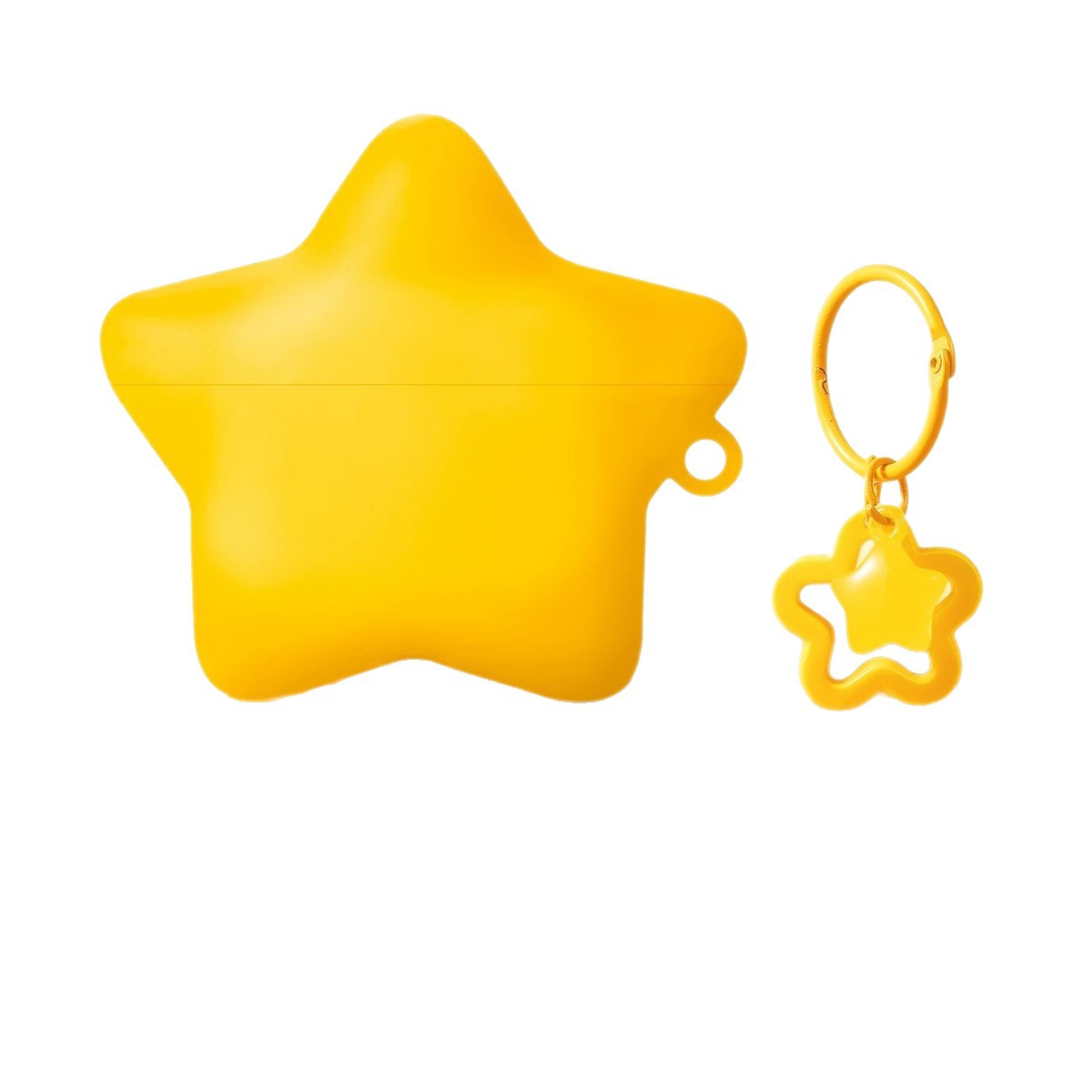 Glow-in-the-dark star earphone case for AirPods 4th generation silicone Apple wireless Bluetooth Pro 3 with pendant.