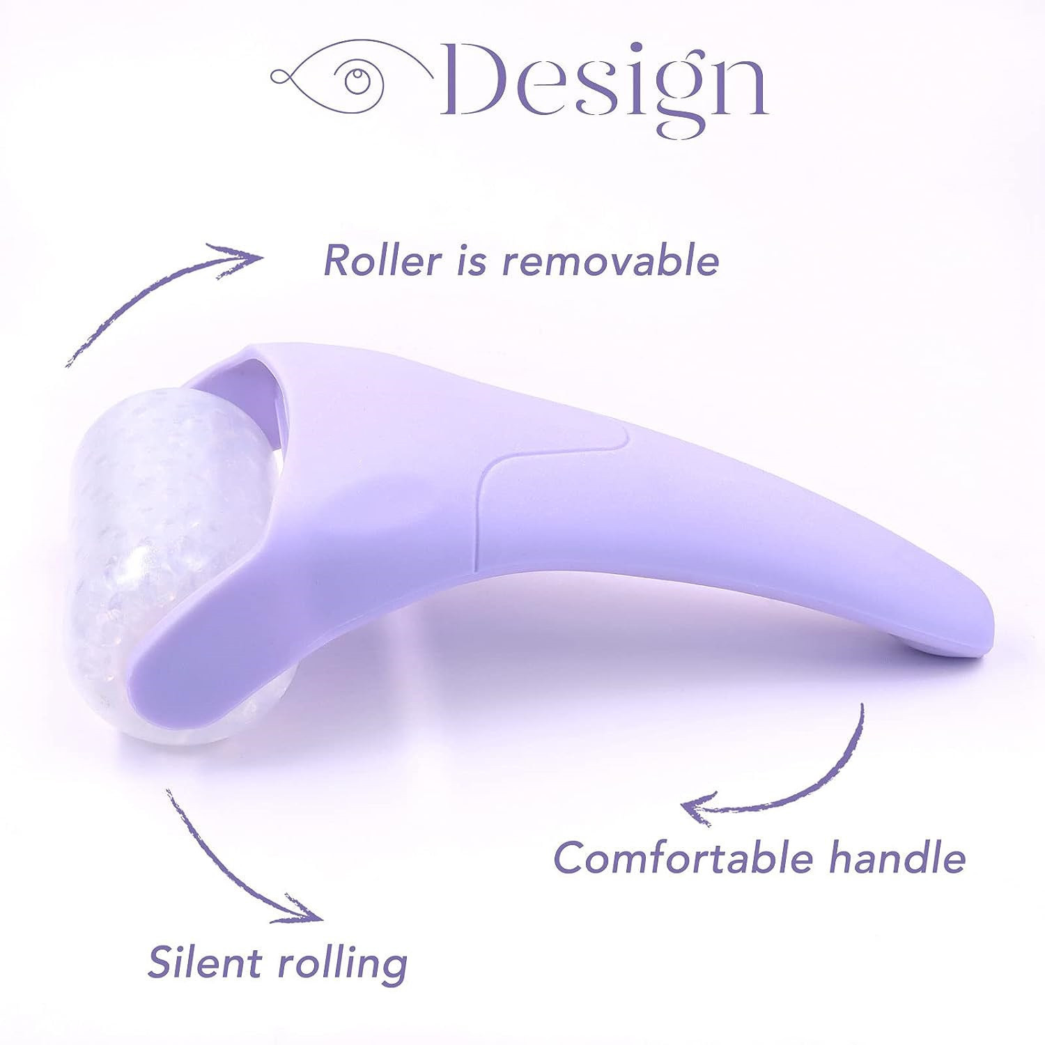 Ice roller, in stock, massage and beauty facial microneedle roller, detachable ice head, home use ice roller.
