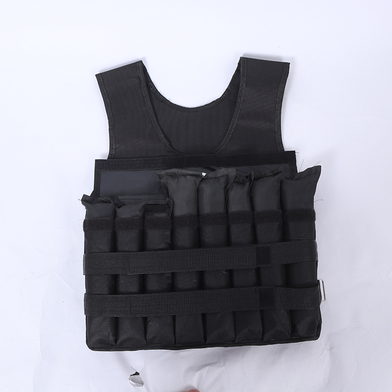 Running, sports, weight-bearing sand jackets, fitness exercises, physical training, adjustable iron sand counterweight vests, cross-border exclusive supply