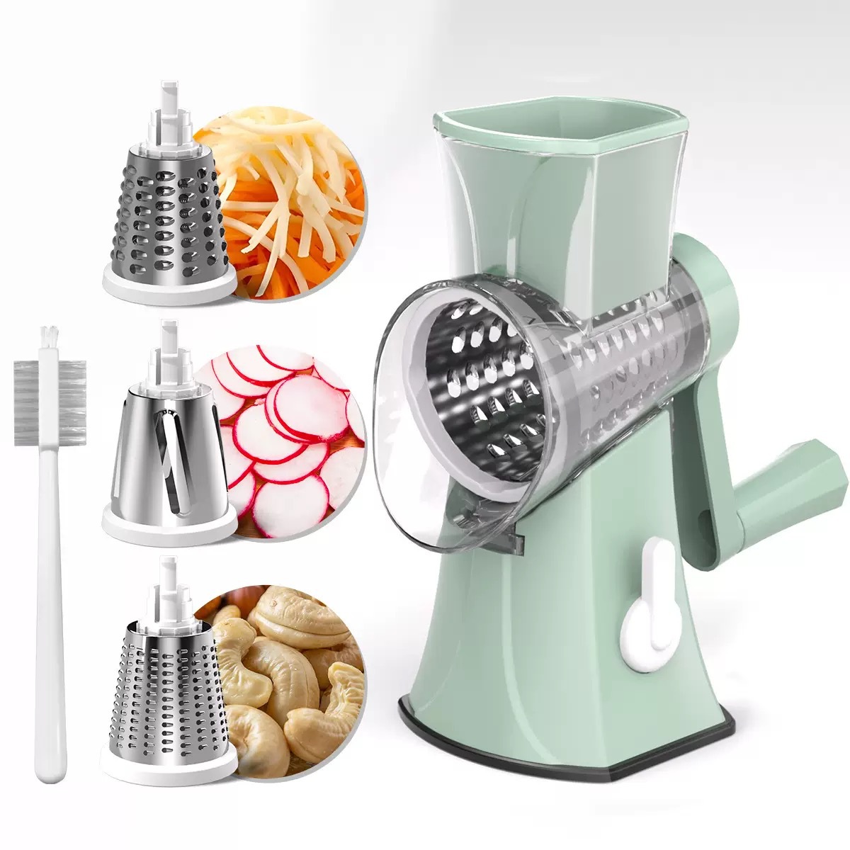 Multi-functional vegetable slicer, potato shreds grater, household thick shreds, kitchen vegetable insertion and slicing machine, shreder and grater