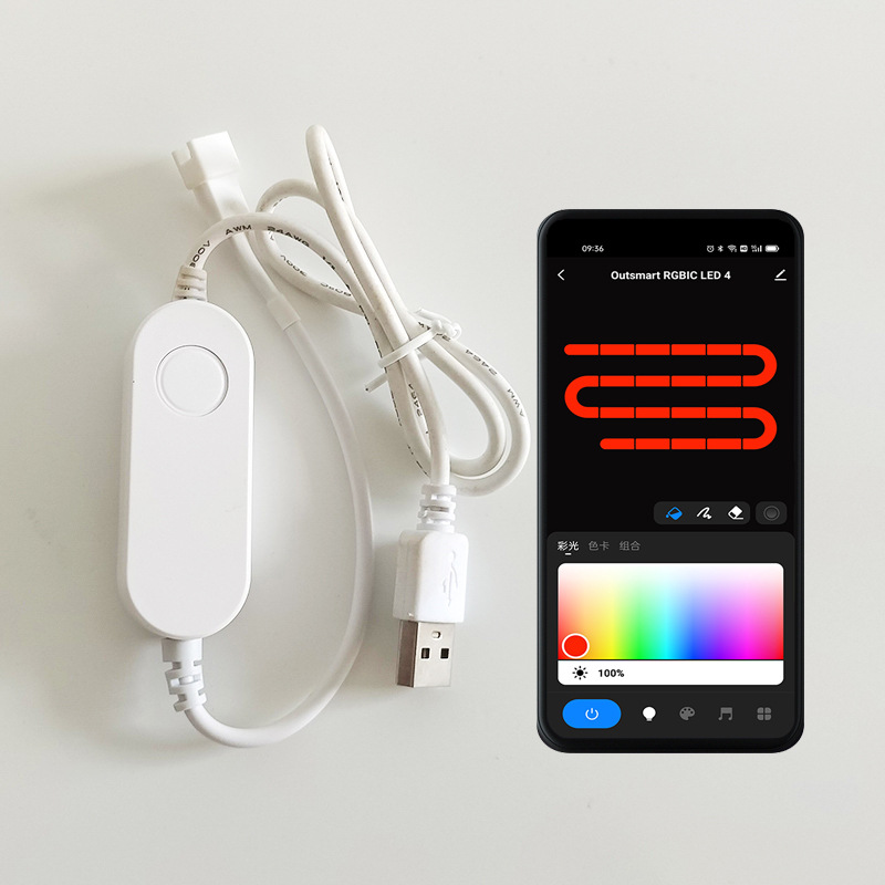 Tuya Smart WiFi Multicolor Controller WS2811/2812 Flowing Color Controller