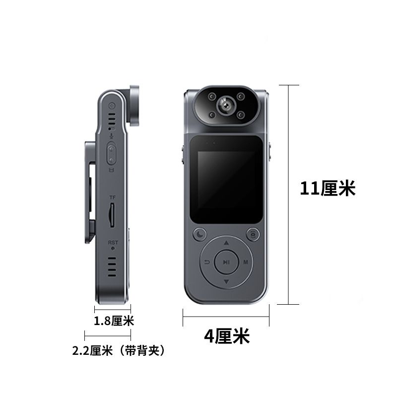Cross-border 4K ultra-high-definition camera, outdoor recorder, action camera, video recording and audio monitoring, cycling clip-on camera