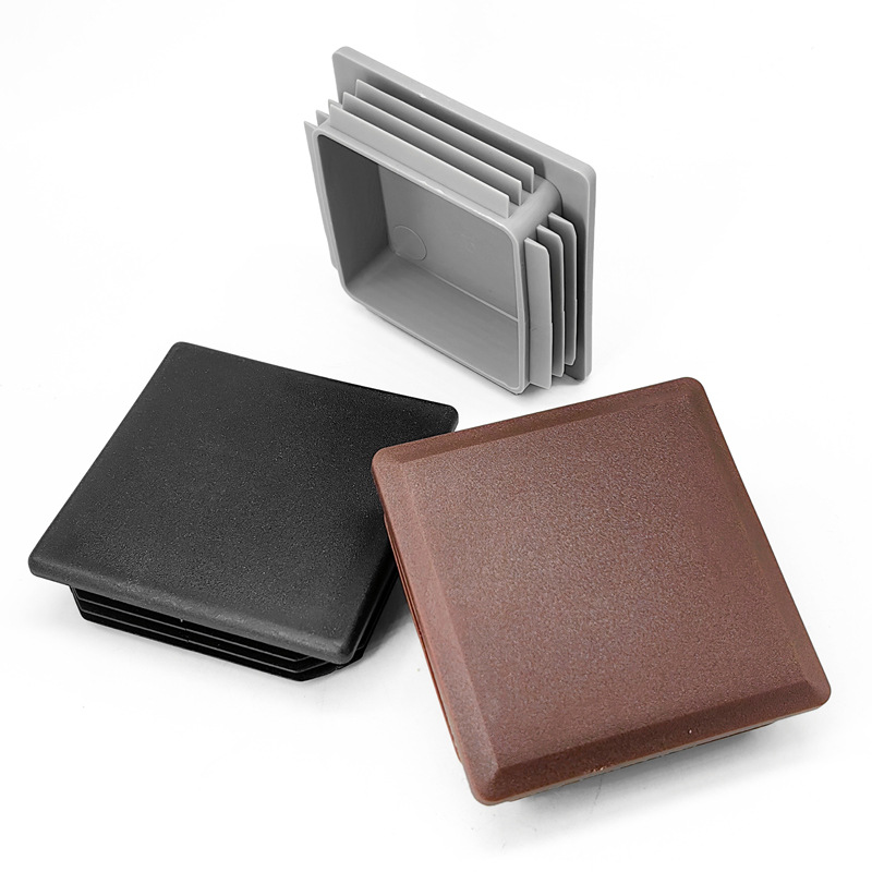 Diamei 80*80 white stainless steel pipe plastic square pipe plug, inner plug xing 栊 furniture accessory square pipe plug