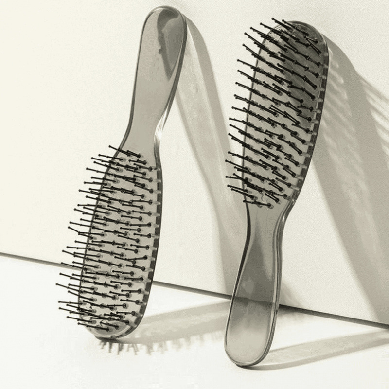 Xinjiang Available - Travel-Style Wet &amp; Dry Comb, Scalp Health Massage Comb, Smooths Hair, Anti-Static, Volumizing, Women's