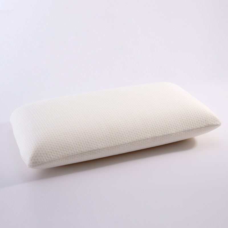 Knitted cotton solid color soft wrap support memory foam air layer cervical pillow bread pillow slow rebound memory foam pillow cotton