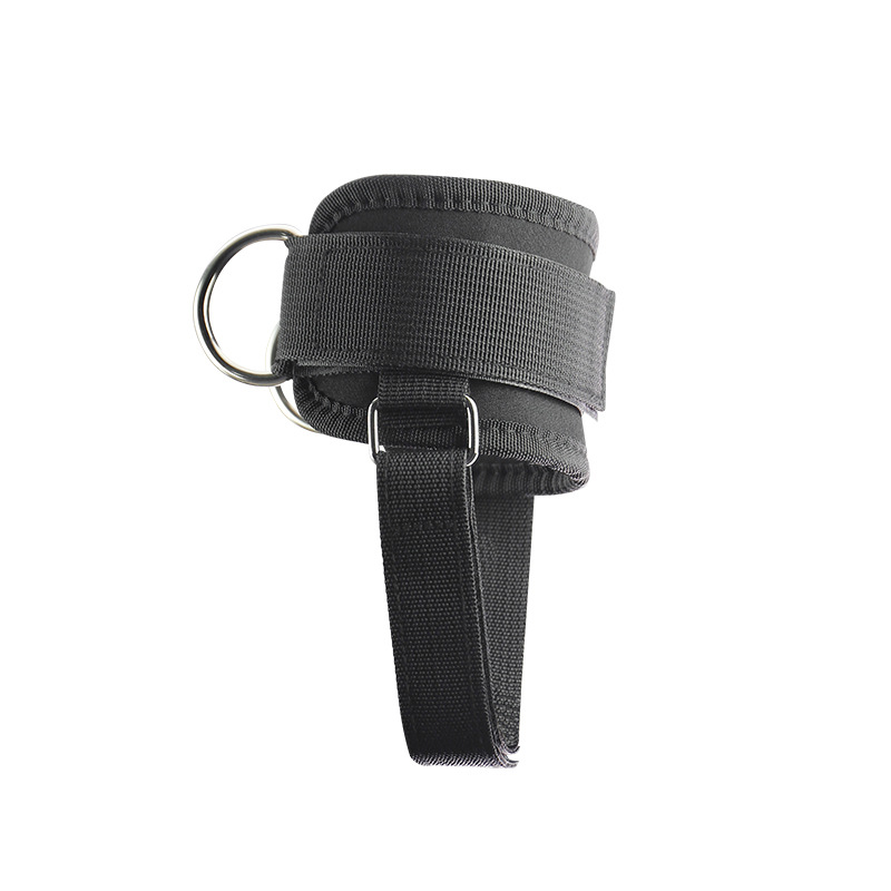 Cable crossover ankle straps for building toned glutes and legs - strength training equipment with straps, resistance bands, and assist belts.
