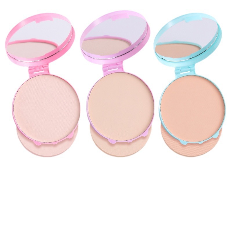 Cross-border hot-selling product: Latin America Beauty Powder Foundation, Natural Concealing Setting Powder, Dual-use (wet and dry) 10g