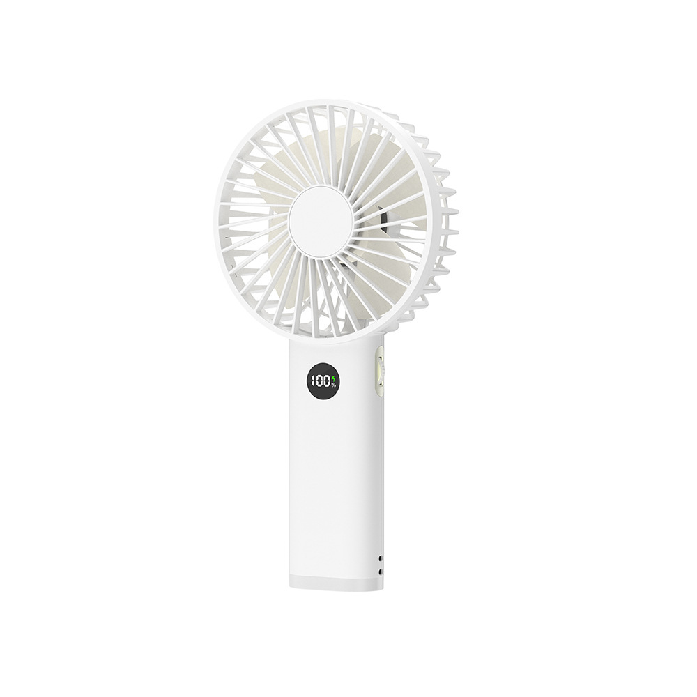 2026 New Product 100-Speed Handheld Fan, USB Outdoor High-Power Fan with Roller and Stepless Speed Adjustment, Cross-Border