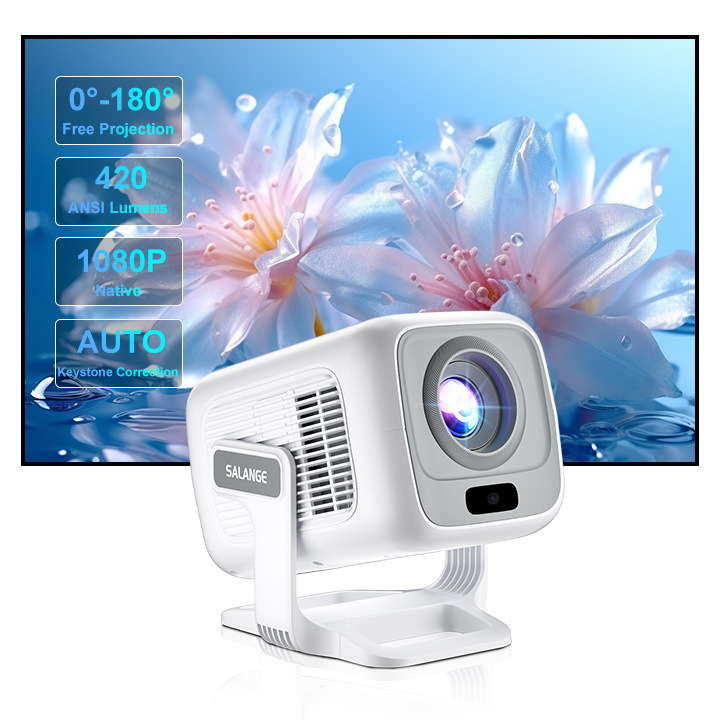 Cross-border HY260MAX projector, Android 11.0, HD 1080P, home theater, portable mobile phone projector.