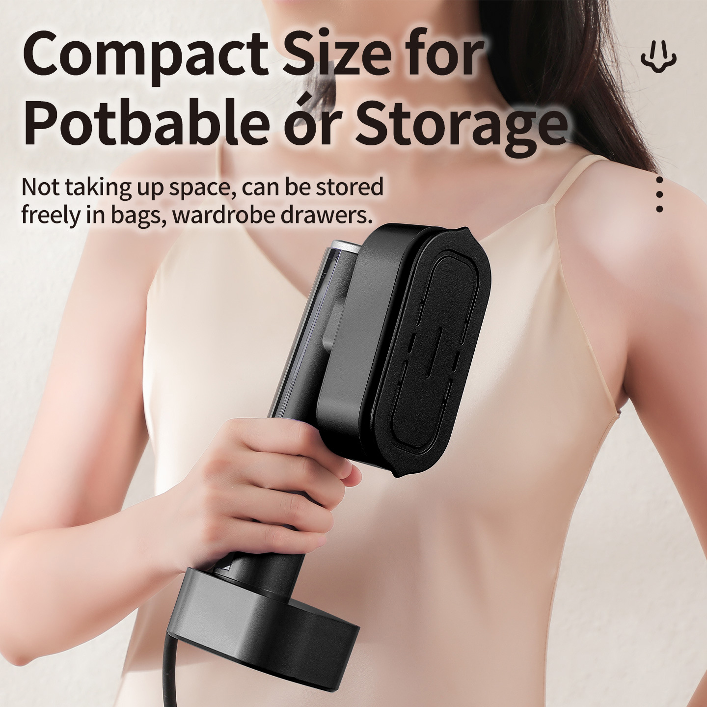 Factory direct sales of high-power portable standing garment steamer for home use, quickly removing wrinkles with abundant steam.