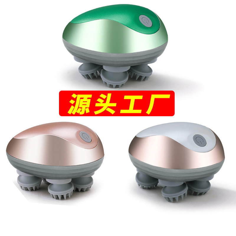 Cross-border Amazon Mini Head Massager Vibration Kneading Therapy Head Massager Dragon Claw Hand Multifunctional