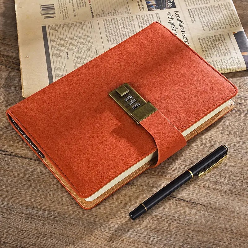Cross-border A5 password book, creative diary, simple and thickened office notebook, student notebook, popular online account book