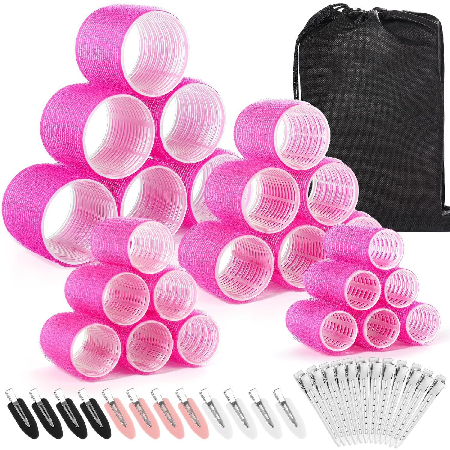 Factory direct sales of bangs curling irons, hair curlers, hair clips, plastic self-adhesive hair curling balls, and hair curlers.